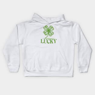 Lucky clover Kids Hoodie